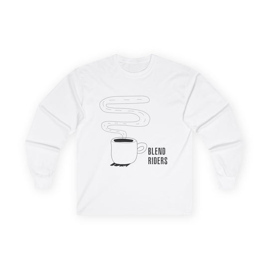 Coffee &amp; Motorcycle Long Sleeve Tee — Long Sleeve Coffee and Motorcycle Lover