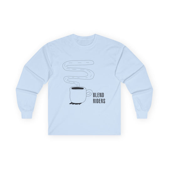 Coffee &amp; Motorcycle Long Sleeve Tee — Long Sleeve Coffee and Motorcycle Lover