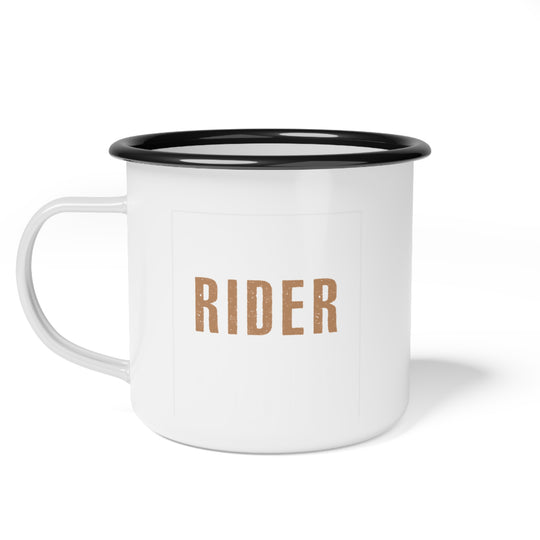 Enamel Camp Cup — Rugged Outdoor Coffee Mug