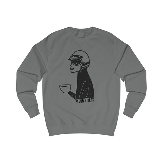 Coffee &amp; Motorcycles Crewneck Sweatshirt — Riding-Ready Coffee Lover Sweatshirt