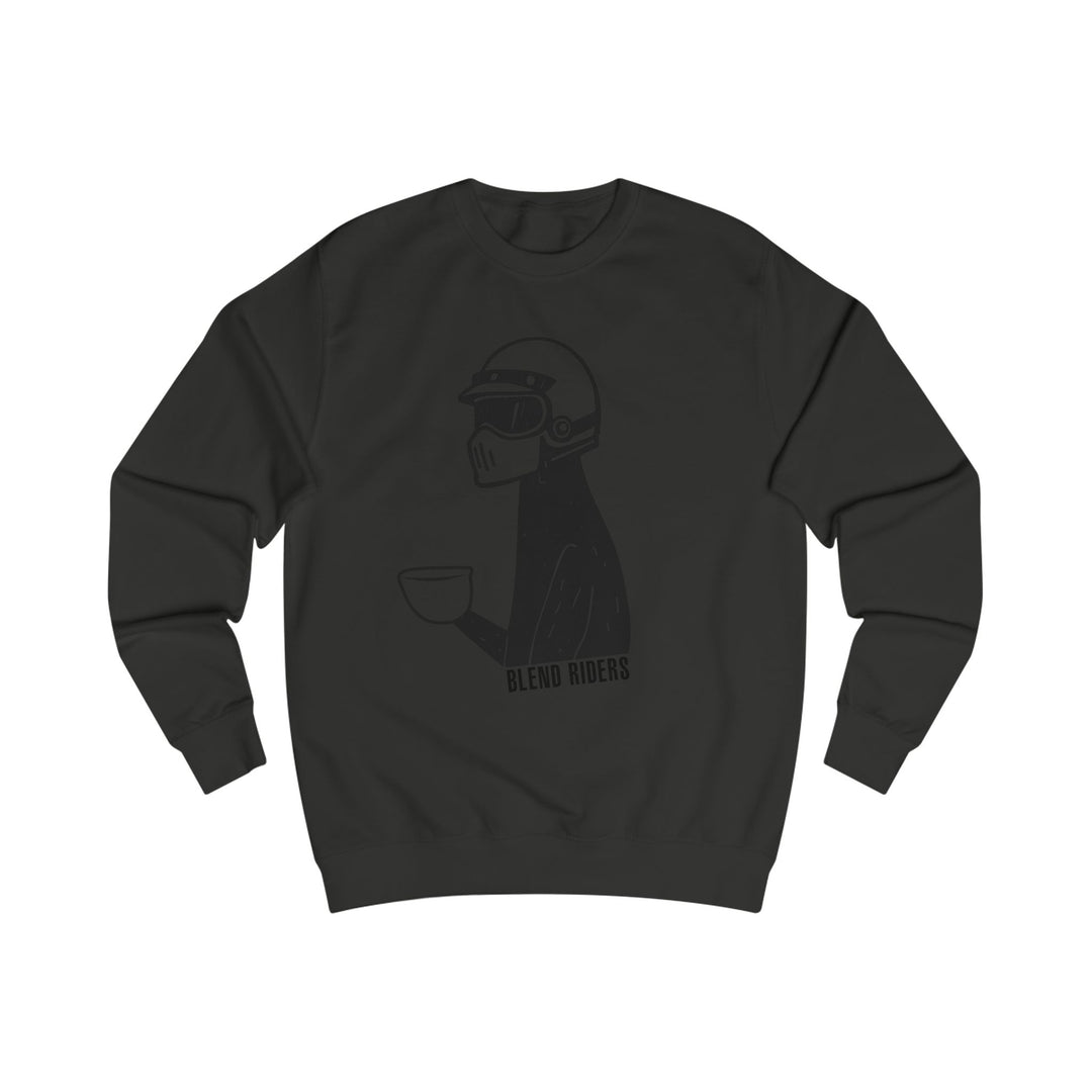 Coffee &amp; Motorcycles Crewneck Sweatshirt — Riding-Ready Coffee Lover Sweatshirt