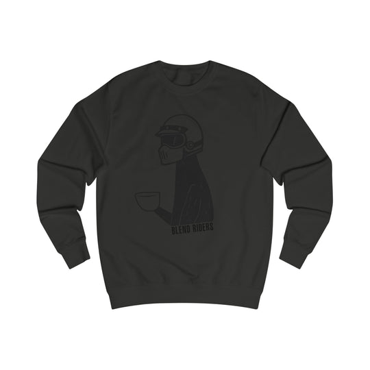Coffee &amp; Motorcycles Crewneck Sweatshirt — Riding-Ready Coffee Lover Sweatshirt